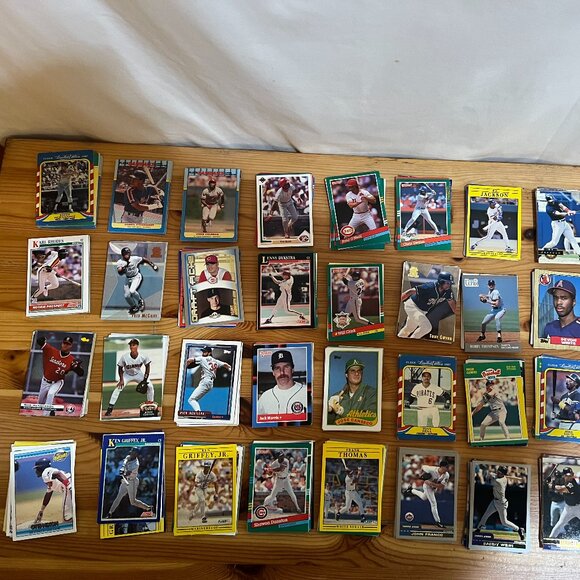 1,100 Baseball Card Lot Used Cards - Picture 2 of 4